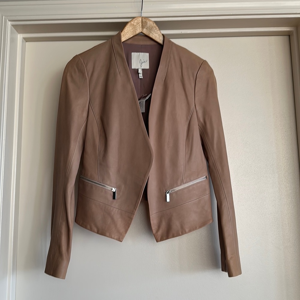 Leather jacket